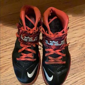 LeBron orange and black